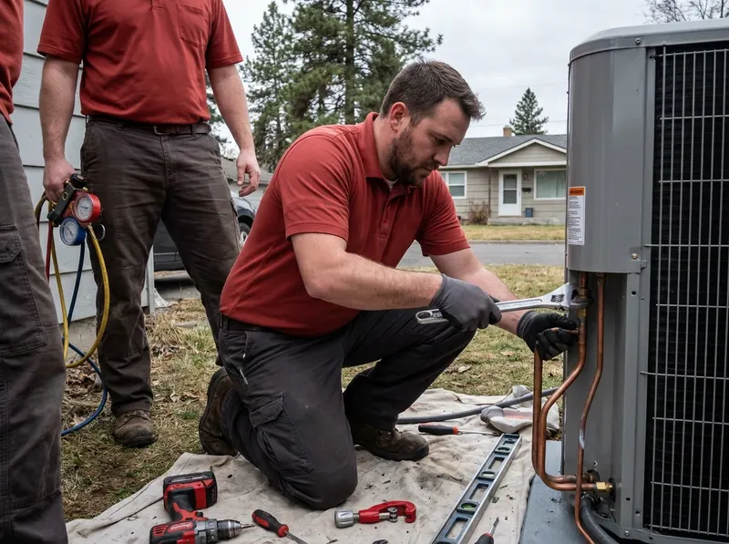 Cold-Climate Heat Pump Installation in spokane, WA